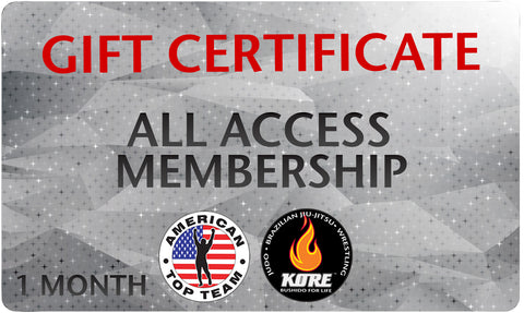Gift Certificate for 1 Month- ALL ACCESS / MEMBERSHIP