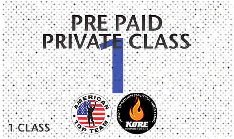 Pre Paid Private Class - American Top Team Connecticut Only